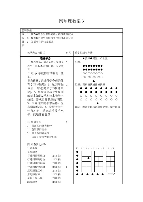 (完整版)网球反手击球教案