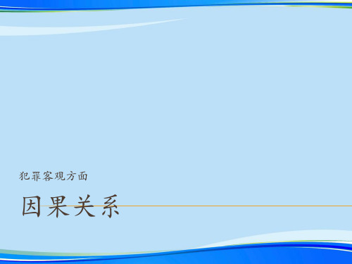 专题:刑法中的因果关系.完整版PPT资料