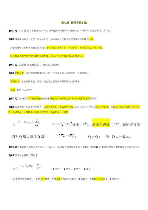 无机材料科学基础辅导4