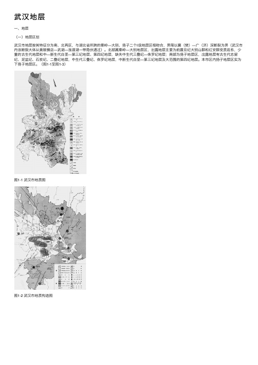 武汉地层——精选推荐