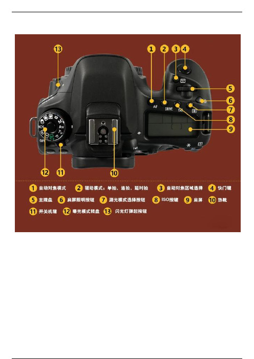 8张图片加文字详细讲解，新手必会单反相机按键！（上）