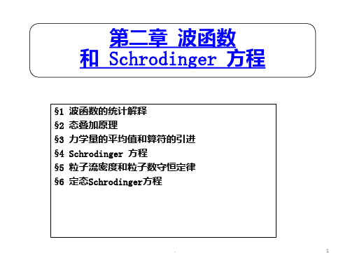 波函数PPT课件