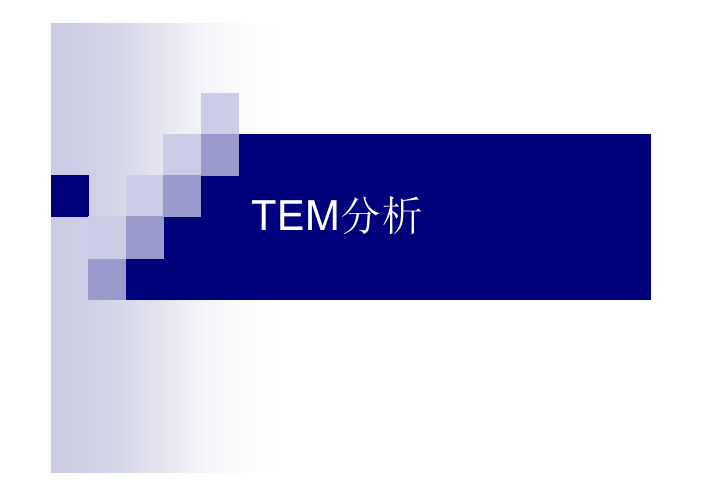 TEM分析