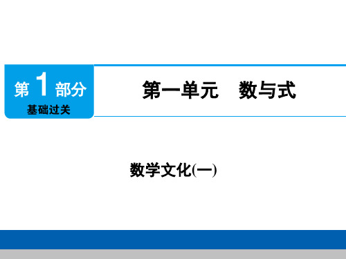 中考数学复习 与中国数学文化有关的经典数学问题汇总  教师必备