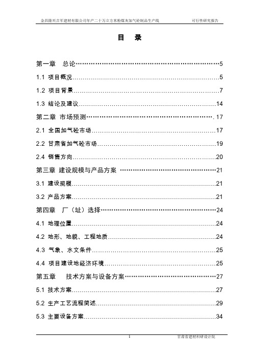 年产20万技巧混凝土块可行性报告修改稿2