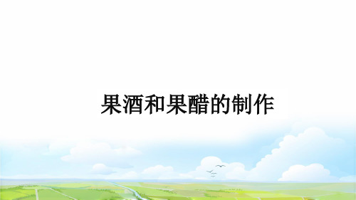 高中生物选修1优质课件16：1.1 果酒和果醋的制作