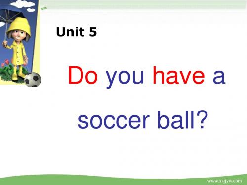 Unit 5 Do you have a soccer ball教学设计+课件+导学案+单元测试+习