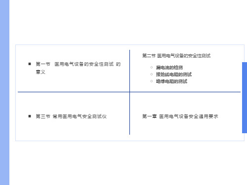 医用电气设备安全