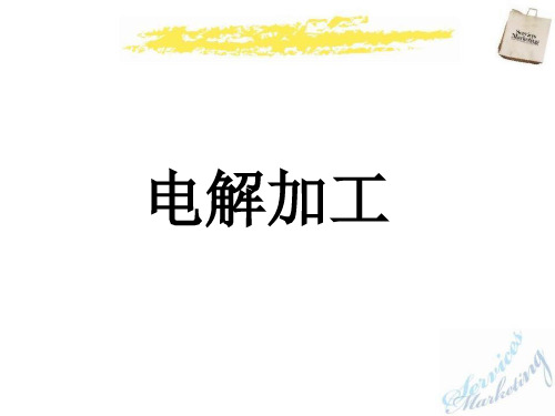 电解加工ppt