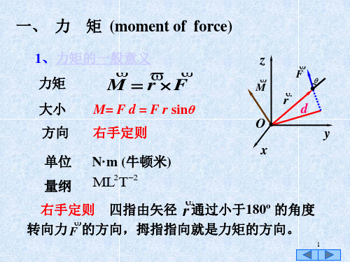 §3-3 定轴转动刚体的角动量守恒定律 (2)