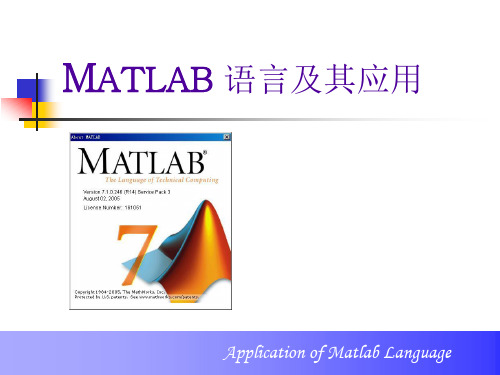 matlab教程ppt(完整版)(推荐文档)