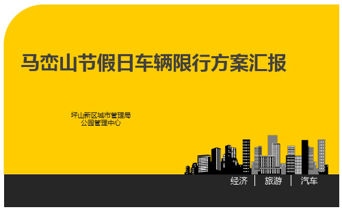 马峦山节假日车辆限行方案汇报
