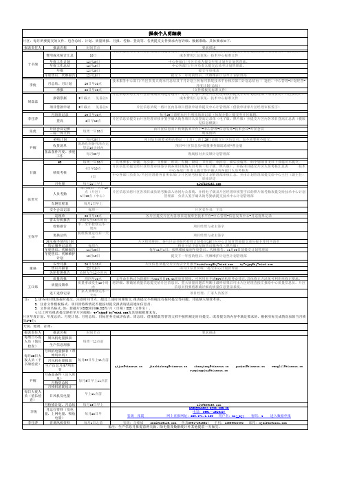 报表明细表