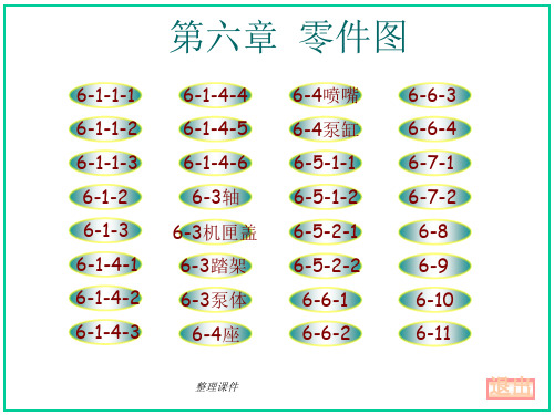 机械制图习题集第六章答案