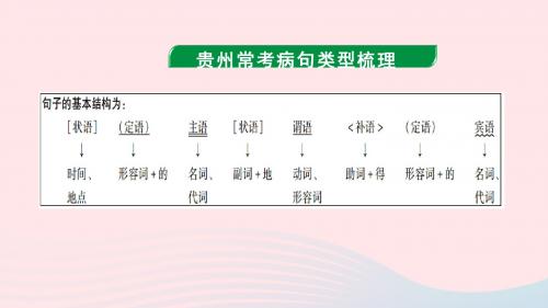 贵州省2019年中考语文第一部分积累与运用专题三病句辨析复习课件