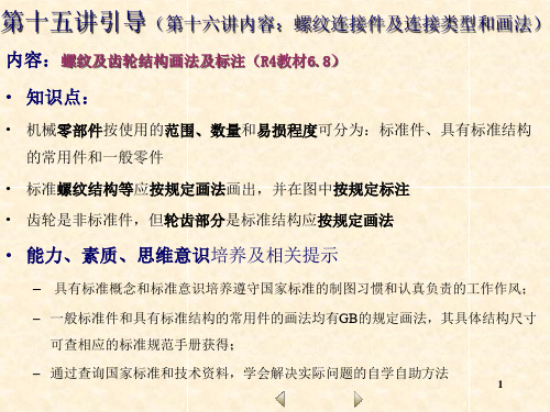 15-2螺纹结构标注及齿轮结构的画法-R4-48-2018w