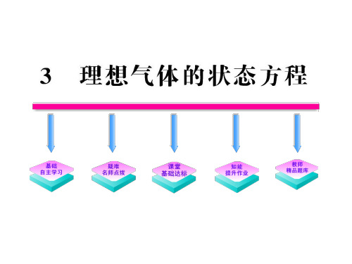 理想气体的状态方程课件3