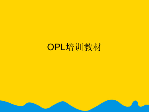 OPL培训教材.完整版PPT