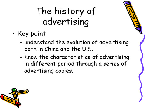 History of Advertising