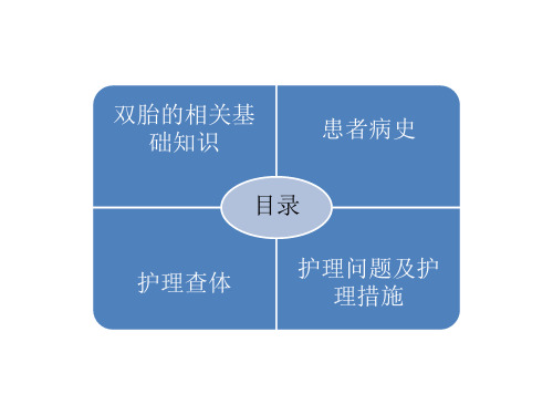 双胎剖宫产术后护理查房课件