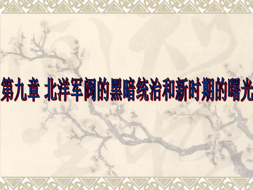 中国近代史第九章