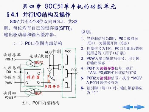 MSC51-4_80C51单片机的功能单元