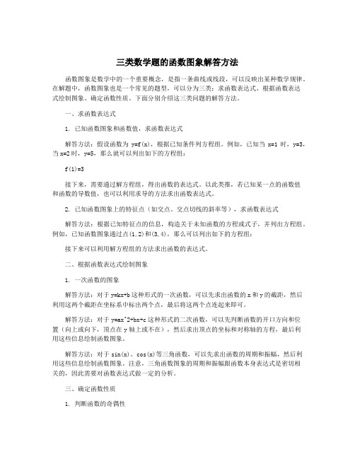 三类数学题的函数图象解答方法