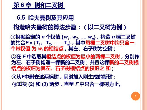 数据结构 耿国华 西北大学 6-16哈夫曼树的构造