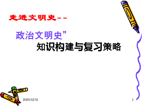 高三中外”政治文明史”知识构建与复习策略PPT教学课件