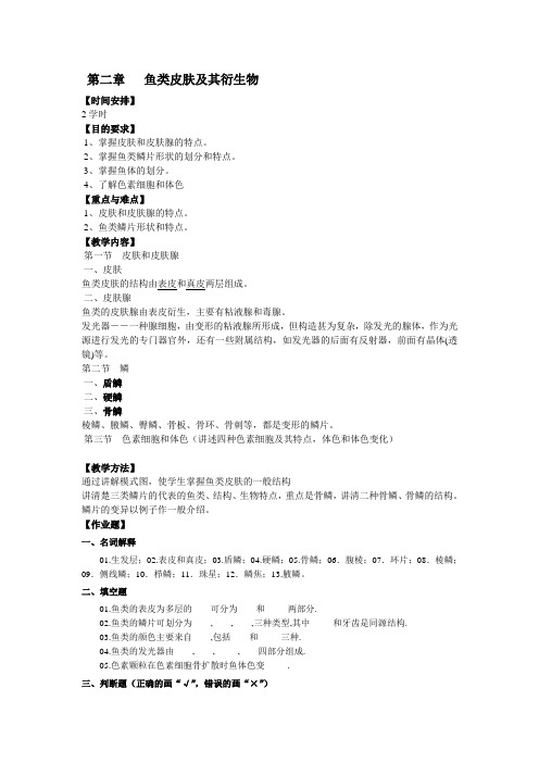 2第二章 鱼类皮肤及其衍生物