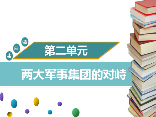 2019年春九年级历史下册第二单元第3课两大军事集团的对峙同步课件