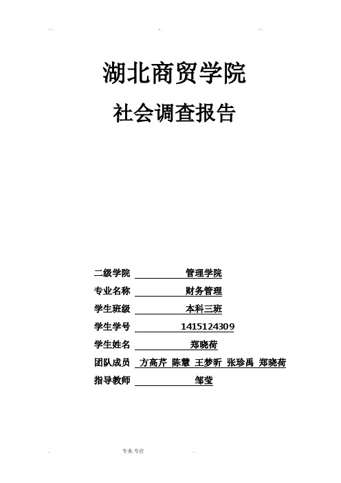 城市居民幸福指数调查与分析报告