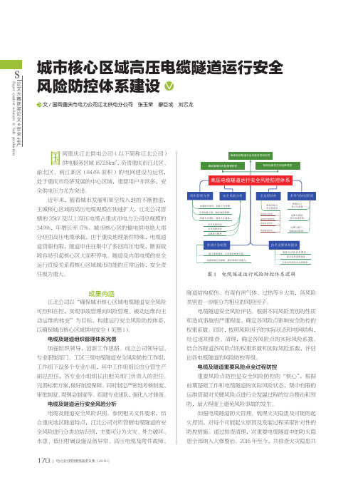 城市核心区域高压电缆隧道运行安全风险防控体系建设