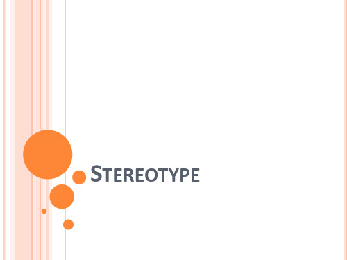 Stereotype