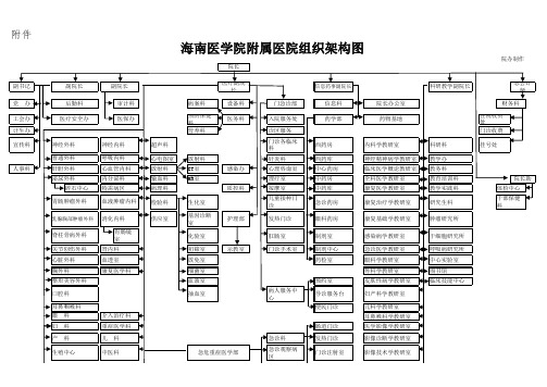 医院组织结构图