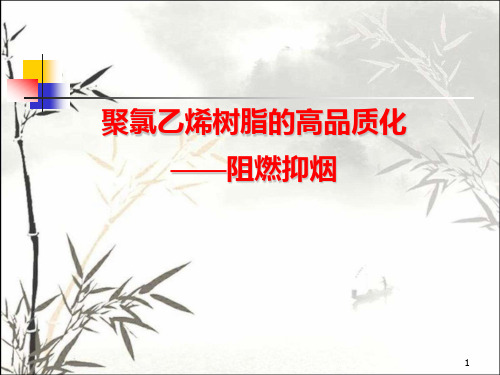 PVC阻燃抑烟 PPT