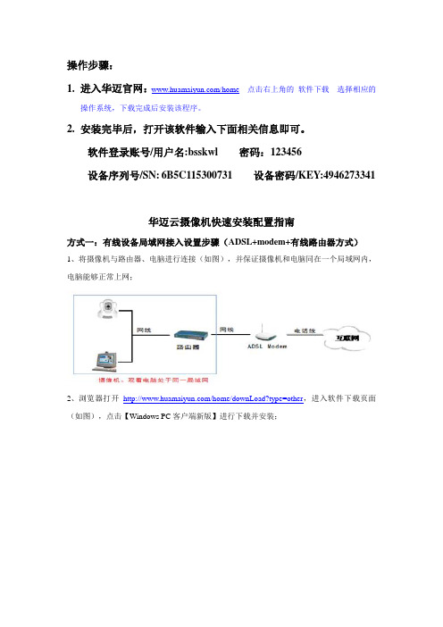 华迈云快速安装手册全解