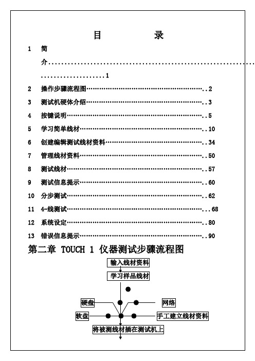 touch中文操作手册p