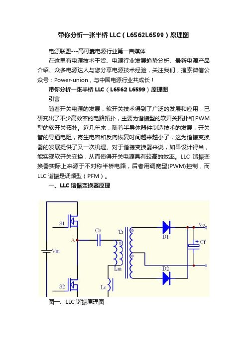 带你分析一张半桥LLC（L6562L6599）原理图