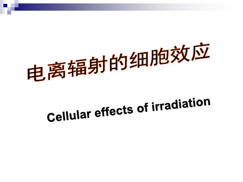 电离辐射的细胞效应