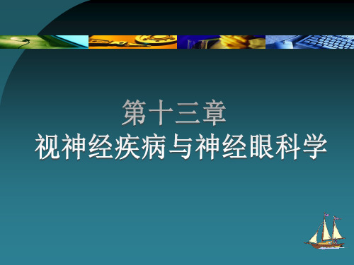 眼科学:视神经疾病与神经眼科学