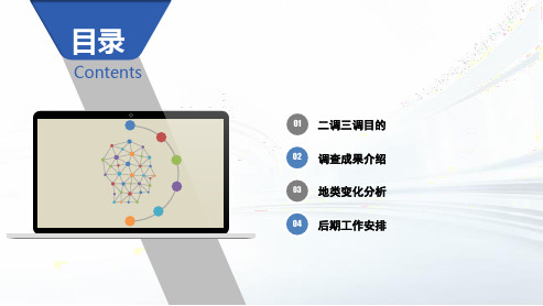 第三次国土调查成果汇报ppt课件