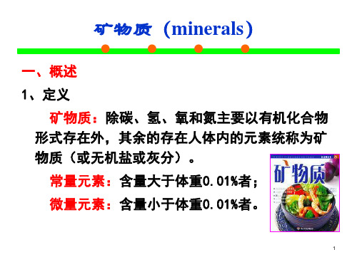 微量营养素矿物质