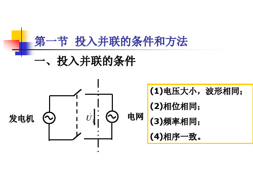 发电机并联运行