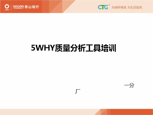 5Why分析工具培训材料