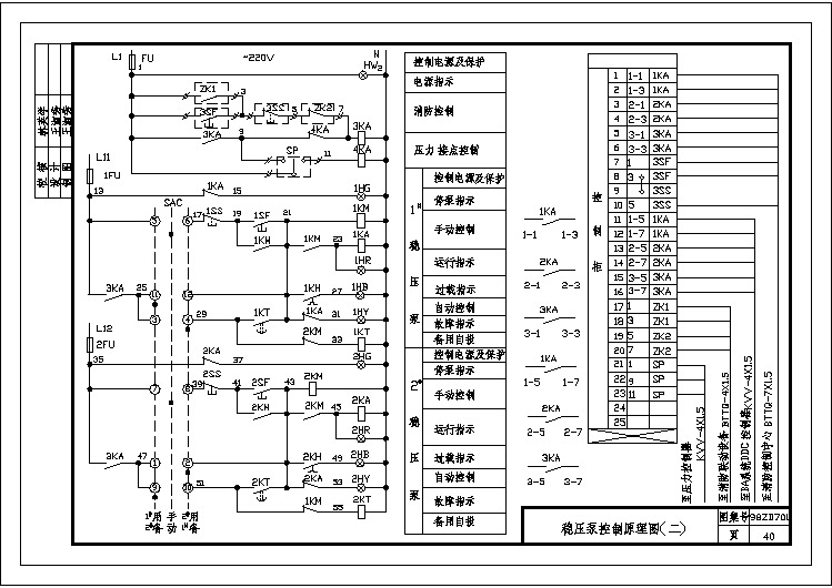 标准电气控制通用图(全套大放送)