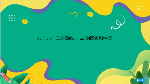 22.1.2 二次函数y=ax2的图象和性质课件人教版数学九年级上册