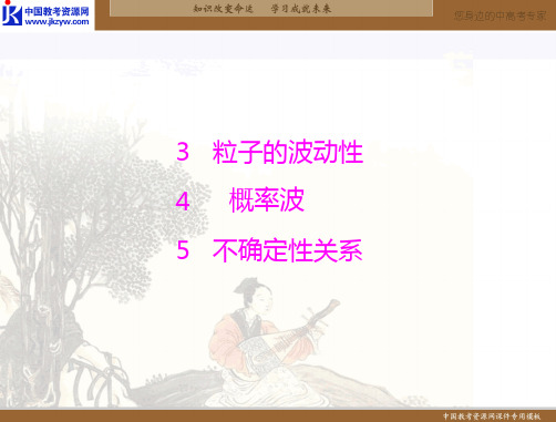 高二物理人教版选修3-5 课件 第17章 3 4 5 不确定性关系