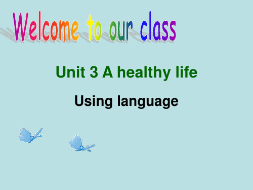 人教高中英语必修4Unit3 Using language   课件(19页ppt)