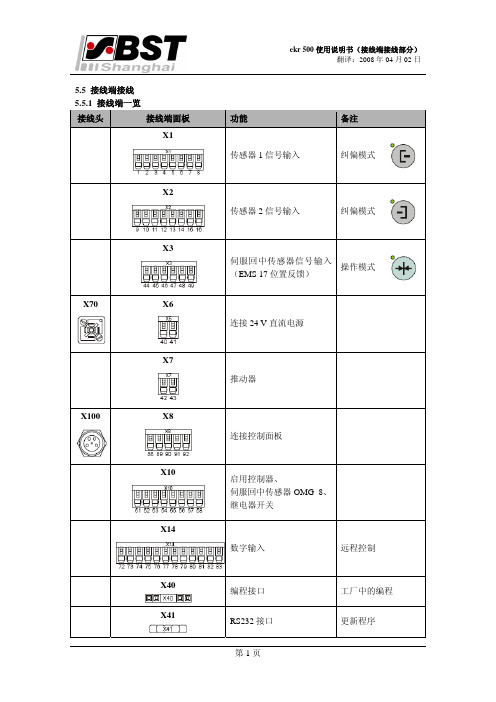 ekr500接线方法